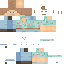 Minecraft skin texture, 64x64 pixels