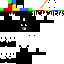 Minecraft skin texture, 64x64 pixels
