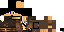 Minecraft skin texture, 64x32 legacy pixels