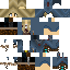 Minecraft skin texture, 64x64 pixels