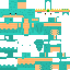 Minecraft skin texture, 64x64 pixels