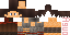 Minecraft skin texture, 64x32 legacy pixels