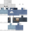 Minecraft skin texture, 64x64 pixels