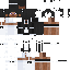 Minecraft skin texture, 64x64 pixels