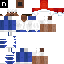 Minecraft skin texture, 64x64 pixels
