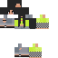 Minecraft skin texture, 64x64 pixels