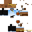 Minecraft skin texture, 64x64 pixels