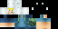 Minecraft skin texture, 64x32 legacy pixels