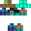 Minecraft skin texture, 64x64 pixels