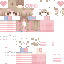 Minecraft skin texture, 64x64 pixels