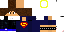Minecraft skin texture, 64x32 legacy pixels
