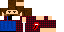 Minecraft skin texture, 64x32 legacy pixels