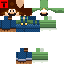 Minecraft skin texture, 64x64 pixels