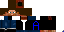 Minecraft skin texture, 64x32 legacy pixels