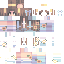 Minecraft skin texture, 64x64 pixels