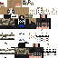 Minecraft skin texture, 64x64 pixels
