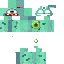Minecraft skin texture, 64x64 pixels