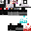Minecraft skin texture, 64x64 pixels
