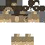 Minecraft skin texture, 64x64 pixels