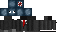 Minecraft skin texture, 64x32 legacy pixels