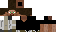 Minecraft skin texture, 64x32 legacy pixels
