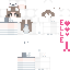 Minecraft skin texture, 64x64 pixels