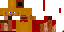 Minecraft skin texture, 64x32 legacy pixels