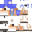 Minecraft skin texture, 64x64 pixels