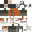 Minecraft skin texture, 64x64 pixels