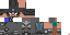 Minecraft skin texture, 64x32 legacy pixels