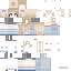 Orange Minecraft skin texture, 64x64 pixels