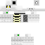 Minecraft skin texture, 64x64 pixels
