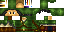 Minecraft skin texture, 64x32 legacy pixels