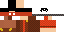 Minecraft skin texture, 64x32 legacy pixels
