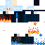Minecraft skin texture, 64x64 pixels
