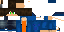 Minecraft skin texture, 64x32 legacy pixels