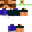 Minecraft skin texture, 64x64 pixels