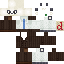 Minecraft skin texture, 64x64 pixels