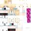 Minecraft skin texture, 64x64 pixels