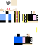 Minecraft skin texture, 64x64 pixels
