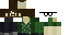 Minecraft skin texture, 64x32 legacy pixels