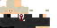 Minecraft skin texture, 64x32 legacy pixels