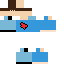 Minecraft skin texture, 64x64 pixels