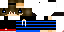 Minecraft skin texture, 64x32 legacy pixels