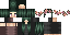 Minecraft skin texture, 64x32 legacy pixels