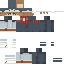 Minecraft skin texture, 64x64 pixels