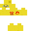 Minecraft skin texture, 64x64 pixels