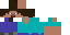 Minecraft skin texture, 64x32 legacy pixels