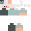 Minecraft skin texture, 64x64 pixels