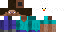 Minecraft skin texture, 64x32 legacy pixels